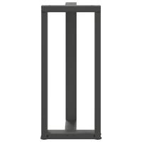 Bartafelpoten 2 st T-vormig 40x35x(90-91) cm staal antraciet - thumbnail