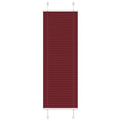 Pliss rolgordijn 40x150 cm stofbreedte 39,4 cm bordeauxrood Pliss rolgordijn 40x150 cm stofbreedte 39,4 cm bordeauxrood