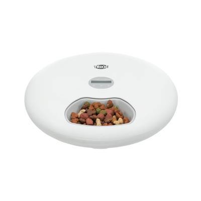 TRIXIE VOERAUTOMAAT TX5+1 6 MAALTIJDEN 180 ML WIT 32X32X8 CM
