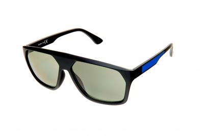 Kost zonnebril Rechthoekig heren grijs/zwart/blauw (20 201)