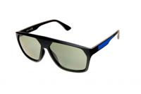 Kost zonnebril Rechthoekig heren grijs/zwart/blauw (20 201) - thumbnail