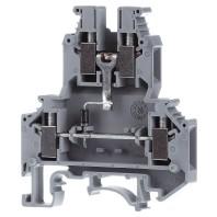 Phoenix Contact 2791016 Doorgangsserieklem 6.2 mm Schroeven Grijs 50 stuk(s)