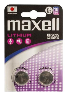 MAXELL Lithiumbatterij LITHIUM CR2025 2 st. 3V