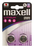 MAXELL Lithiumbatterij LITHIUM CR2025 2 st. 3V - thumbnail