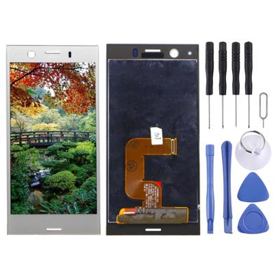 LCD-scherm en digitizer volledige montage voor Sony Xperia XZ1 compact (zilver)