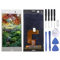 LCD-scherm en digitizer volledige montage voor Sony Xperia XZ1 compact (zilver) - thumbnail