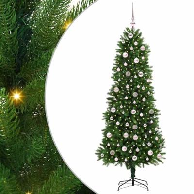 VidaXL Kerstboom met 300 led met standaard groen 240 cm pe VidaXL Kerstboom met 300 led met standaard groen 240 cm pe