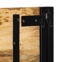 Hoofdeinde 120 cm massief hout mango en ijzer - thumbnail