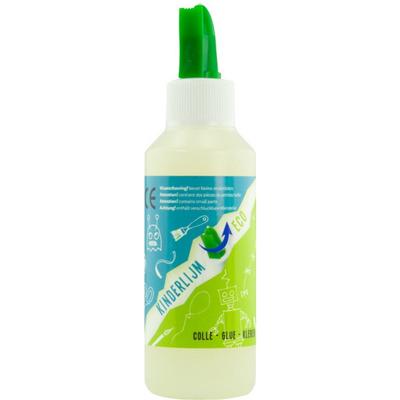 Kangaro Kinderlijm Eco 100 ml met Lijmspatel Groen Kangaro Kinderlijm Eco 100 ml met Lijmspatel Groen