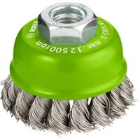 Bosch Accessoires Komstaalborstel, roestvrij 65 mm, 0,35 mm, 12500 U/ min, 14 1st - 2608622104 - thumbnail