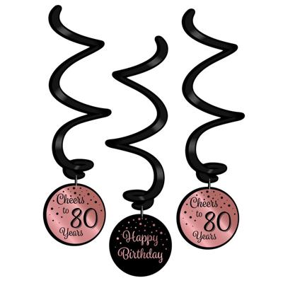 Paperdreams swirlslingers roze/zwart 80