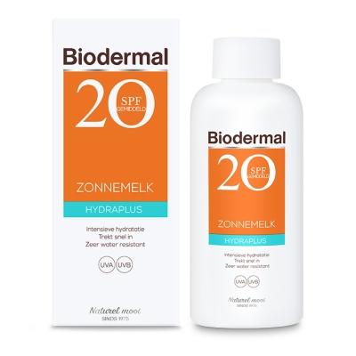 Biodermal Biodermal Zonnemelk Hydraplus Spf20 (200ml)