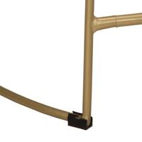 Barkrukken 2 st 49x43x88 cm massief mangohout - thumbnail