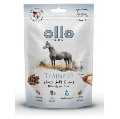 OLLO Air Dried Training Horse Cubes - traktatie voor hond - 80g