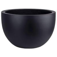 Vase The World Louisiana black Ø60 x H38 cm - thumbnail