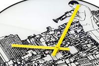 NeXtime NE-8191 Wandklok Trumpet City Ø 40 Cm - thumbnail