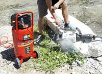 MECAFER 50L verticale luchtcompressor Olievrij 2CV 10 Bar VIJFTIG - thumbnail