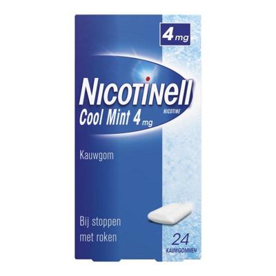 Nicotinell Kauwgom Cool Mint 4 mg - voor stoppen met roken Nicotinell Kauwgom Cool Mint 4 mg - voor stoppen met roken
