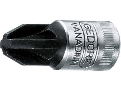 Gedore IKS 20 PZD 1 6187130 Kruiskop Pozidriv Schroevendraaierdop PZ 1 1/4 (6.3 mm)