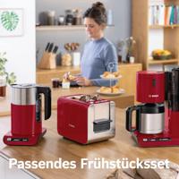 Bosch Haushalt Styline Waterkoker Snoerloos, Oververhittingsbeveiliging Aantal/Volume: 1.5 l Rood - thumbnail