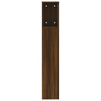 Hoofdbordkast 200x18,5x104,5 cm bruin eikenkleur