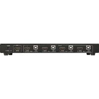 SpeaKa Professional KVM-switch 4 poorten HDMI USB 1920 x 1080 Pixel, 3840 x 2160 Pixel - thumbnail