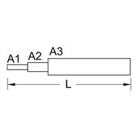 KS Tools 518.0869 5180869 Scharnierpennen 36 mm, 41 mm, 46 mm, 50 mm 253 mm 1 stuk(s) - thumbnail