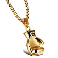 Mendes kettinghanger Boxing Gloves Goudkleurig Large - thumbnail