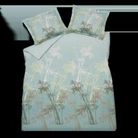 Vandyck Vandyck Dekbedovertrek PALM PARADISE thyme Lits-jumeaux (240x200/220 ) - thumbnail