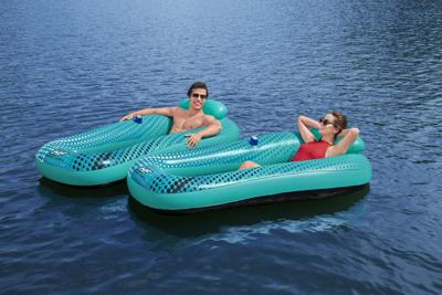Bestway hydro force drijfbed sol venture 188x109 cm blauw
