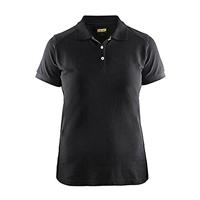 Blåkläder Dames poloshirt piqué 33901050 | Zwart | Maat XXL - 7330509479544 - thumbnail