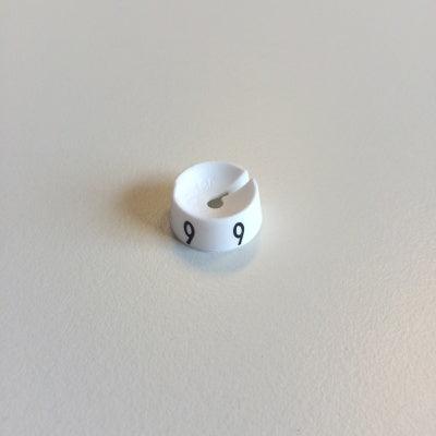 MB wit/zwart 9 voor op kledinghanger