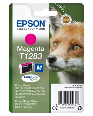 Epson Inktcartridge T1283 Origineel Magenta C13T12834012