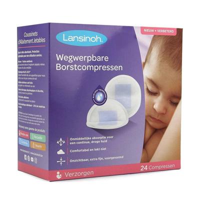 Lansinoh Wegwerpbare Borstkompressen 24 Stuks