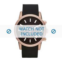 Horlogeband Michael Kors MK8244 Rubber Zwart 22mm - thumbnail