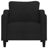 Fauteuil 60 cm stof zwart - thumbnail