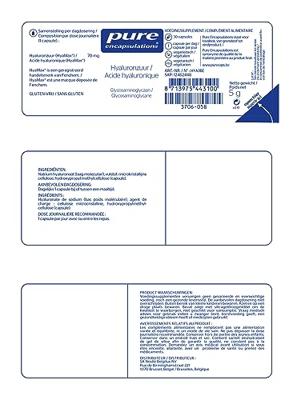 Pure Encapsulations Hyaluronzuur 30 Capsules