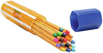 STABILO point 88 fineliner, Big Point box, 20 stuks in geassorteerde kleuren