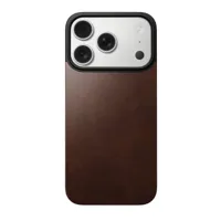 Nomad magnetische Horween lederen back iPhone 17 Pro - Rustic Brown - thumbnail