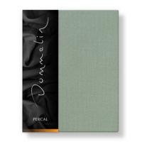 Dommelin Dommelin Laken Uni Percal 200TC 551 Spargroen 160x270 cm - thumbnail
