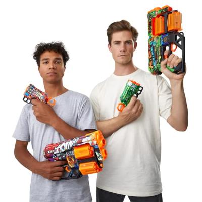 Dart Launcher - ZURU - X-SHOT Dread - Dubbele roterende loop - 7 ontwerpen - Bereik van 27 m