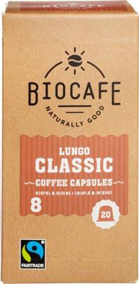 Bio Cafe Koffiecapsules Lungo Classic Bio Cafe Koffiecapsules Lungo Classic