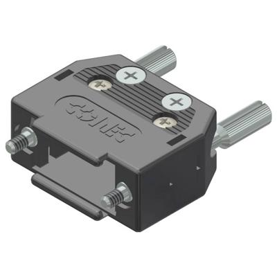 Conec 165X10139X 165X10139X D-sub behuizing Aantal polen: 9 Kunststof Zwart 1 stuk(s)