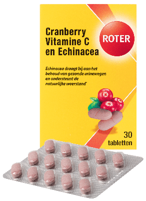 Cranberry vitamine C & echinacea 30 Tabletten