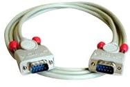 LINDY 9 pol. RS232 1:1 Kabel 2m