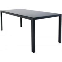 SenS-line Palermo aluminium tuintafel 150cm met glazen blad - thumbnail