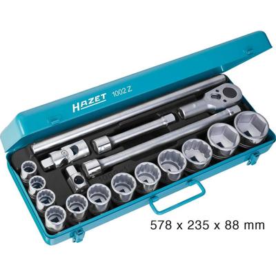 Hazet 1002Z Dopsleutelset Metrisch 3/4 (20 mm) 18-delig Hazet 1002Z Dopsleutelset Metrisch 3/4 (20 mm) 18-delig