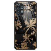 Samsung Galaxy A32 4G glazen hardcase - Palmbomen - thumbnail