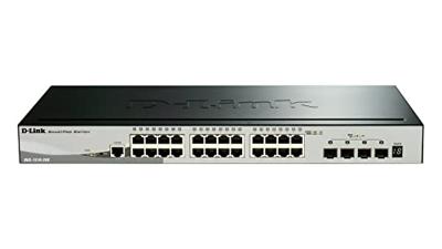 D-Link DGS-1510-28X/E DGS-1510-28X/E Netwerk switch 24 + 4 poorten 128 Gbit/s
