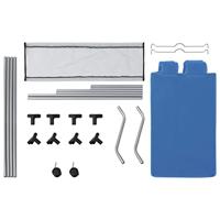 Wassorteerder met 3 zakken staal blauw - thumbnail
